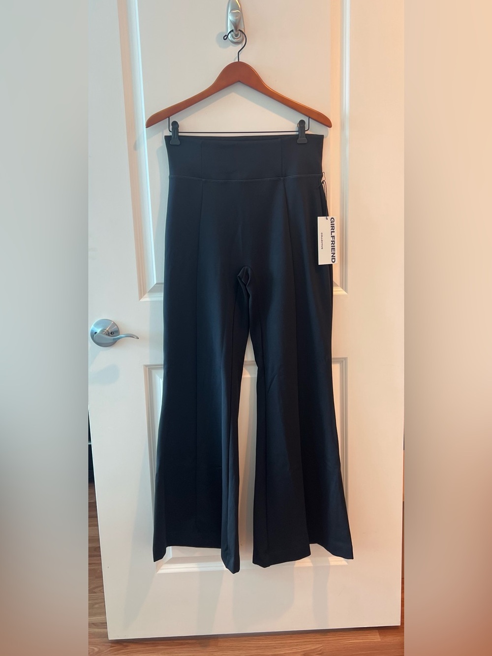 Girlfriend Collective Compressive High Rise Flare Leggings Black XL NEW